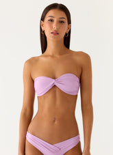 Delta Bandeau Bikini Top - Lavender