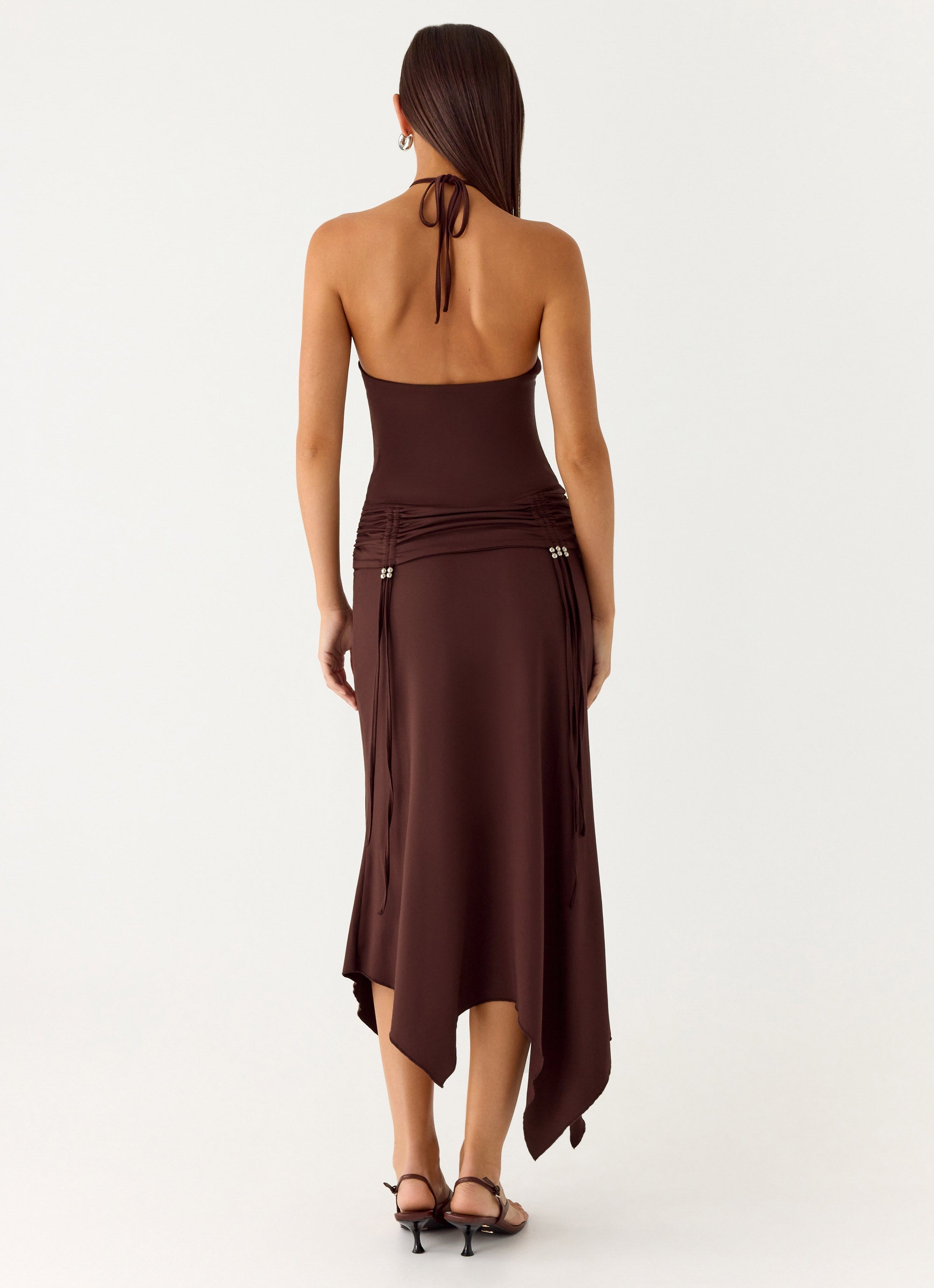 Becerra Midi Dress - Cool Chocolate