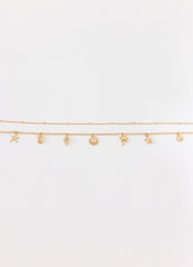 Ciao Charm Belly Chain - Gold